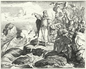 Otto I. Německý na břehu Severního moře